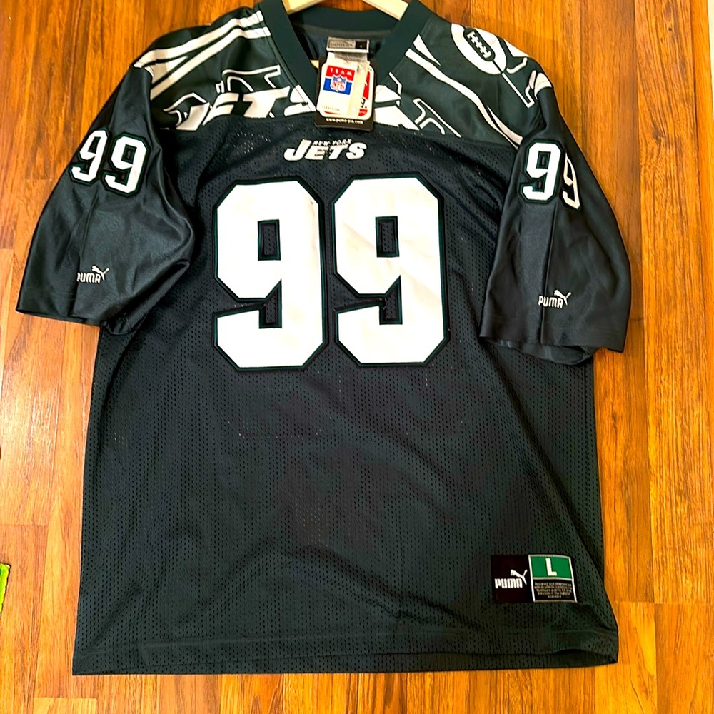 Vintage 90s Puma New York Jets jersey Size L BRAND NEW!